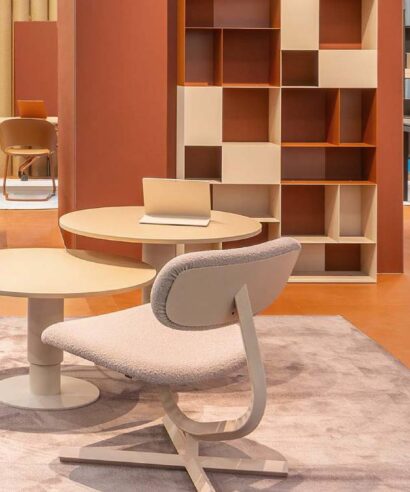 Milly - Round Shape Height Adjustable Meeting Table