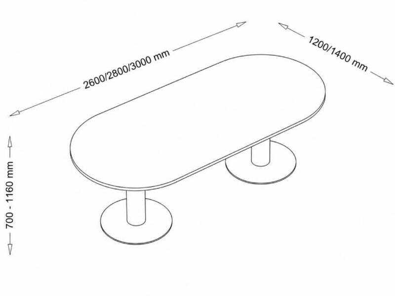 Milly 1- D Ended Shape Height Adjustable Meeting Table Dimensiosn Img Milly 1- D Ended Shape Height Adjustable Meeting Table Dimensiosn Img