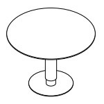 Ø 1200 x H700-1160 mm (4 Persons)