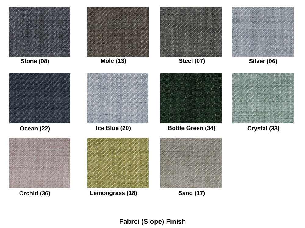 Fabric Slope Finish