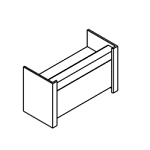 L2000 x D900 x H1180 (Veneer Front)