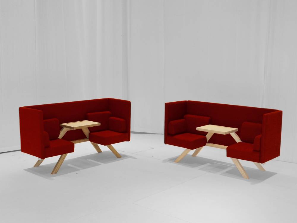 Tresto 1 - Two Person Work Pod with Table 12 img