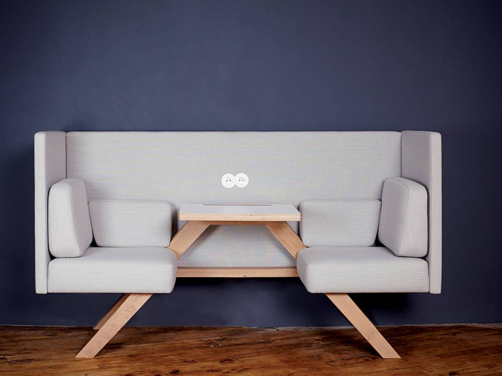 Tresto 1 - Two Person Work Pod with Table 18 img