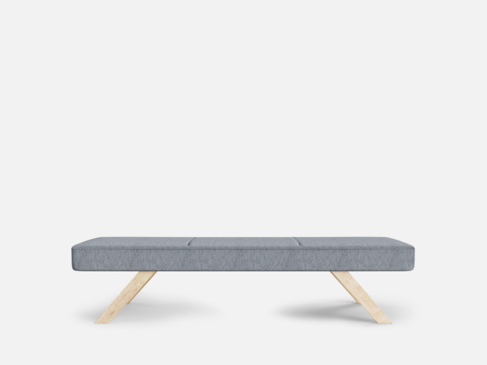Tresto 4 - Fully Upholstered Three Seater Bench 02