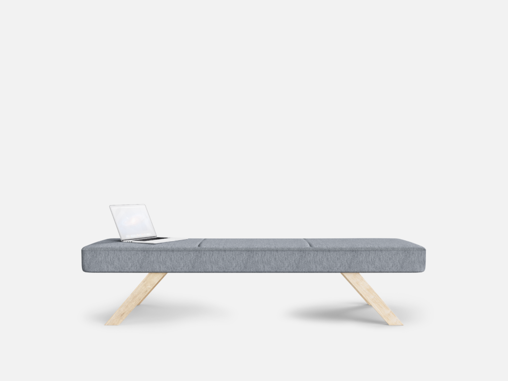 Tresto 4 - Fully Upholstered Three Seater Bench 04