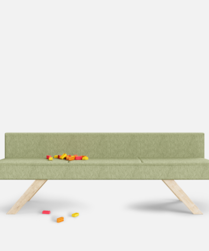 Tresto 4 - Fully Upholstered Three Seater Bench