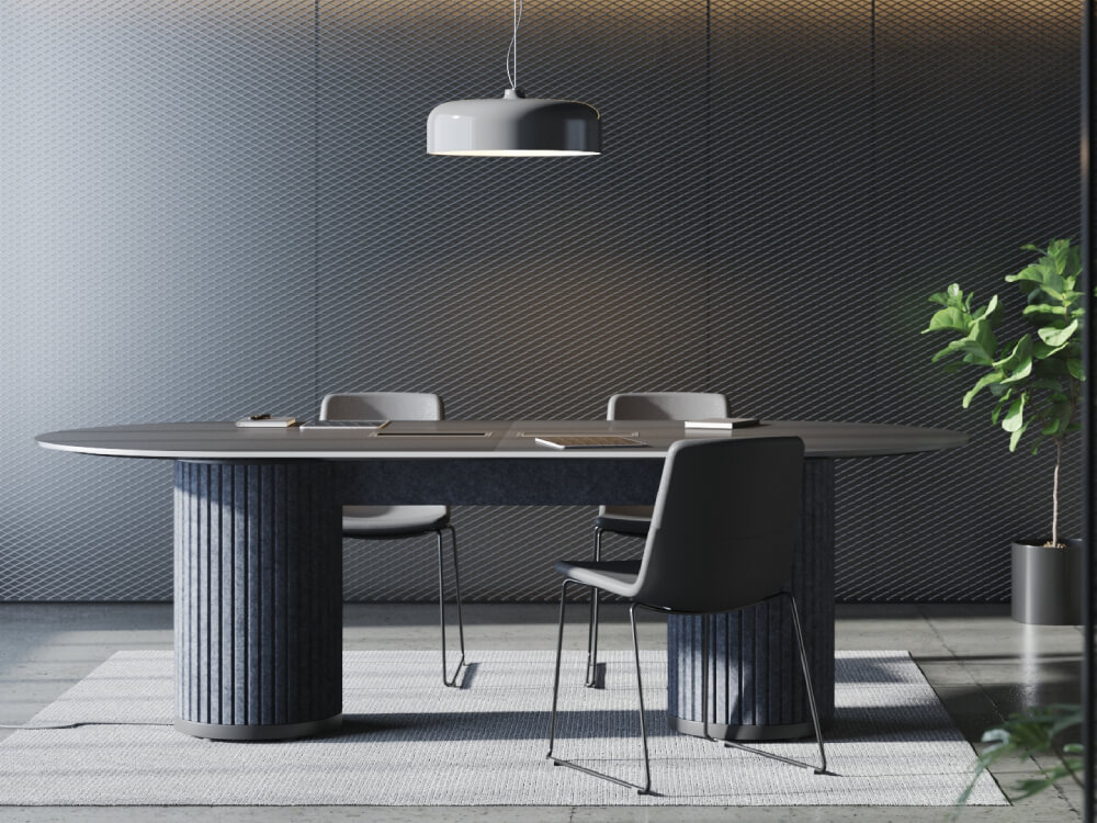 Parzio -Acoustic-Columns-Leg-Meeting-Table-2